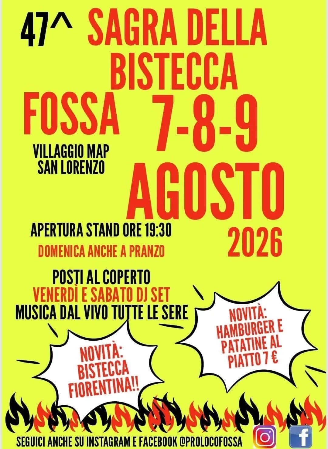 47ª Sagra della Bistecca 2026