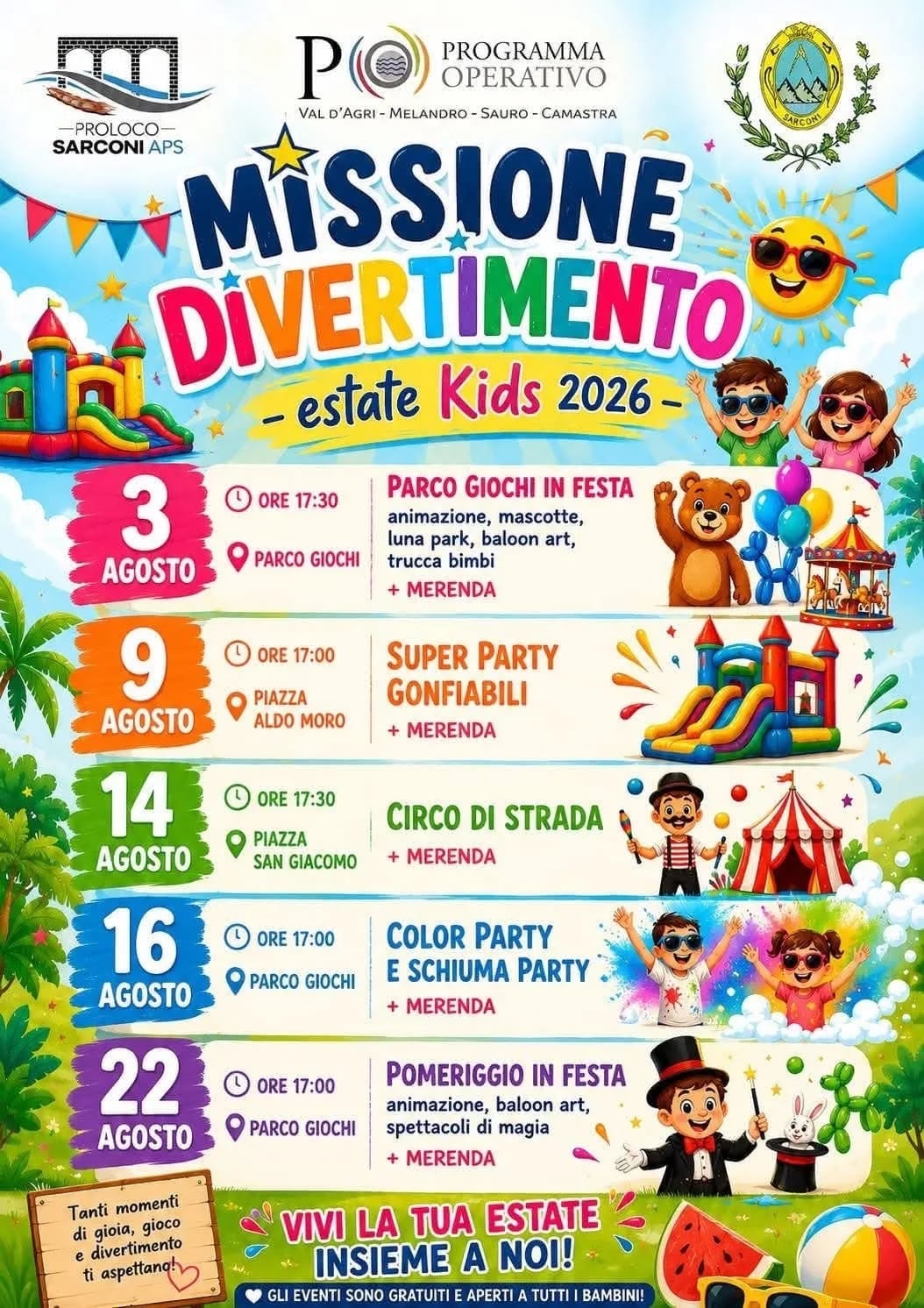 Super Party Gonfiabili — Missione Divertimento 2026