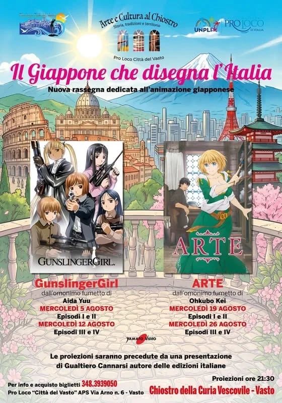 Locandina ARTE — Il Giappone che disegna l'Italia 2027 a Vasto (Chieti)