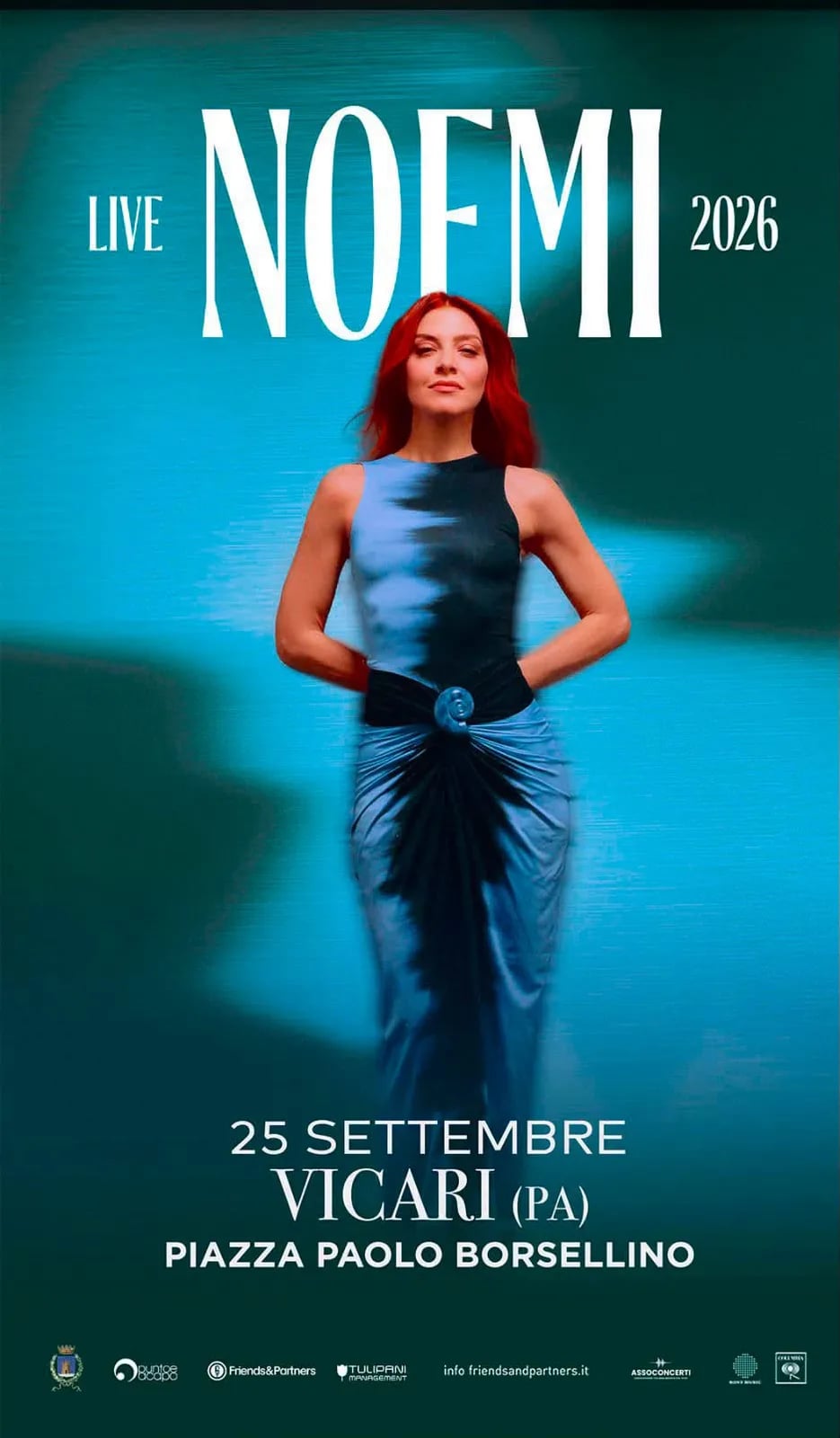 Locandina Concerto live di Noemi 2026 a Vicari a Vicari (Palermo)