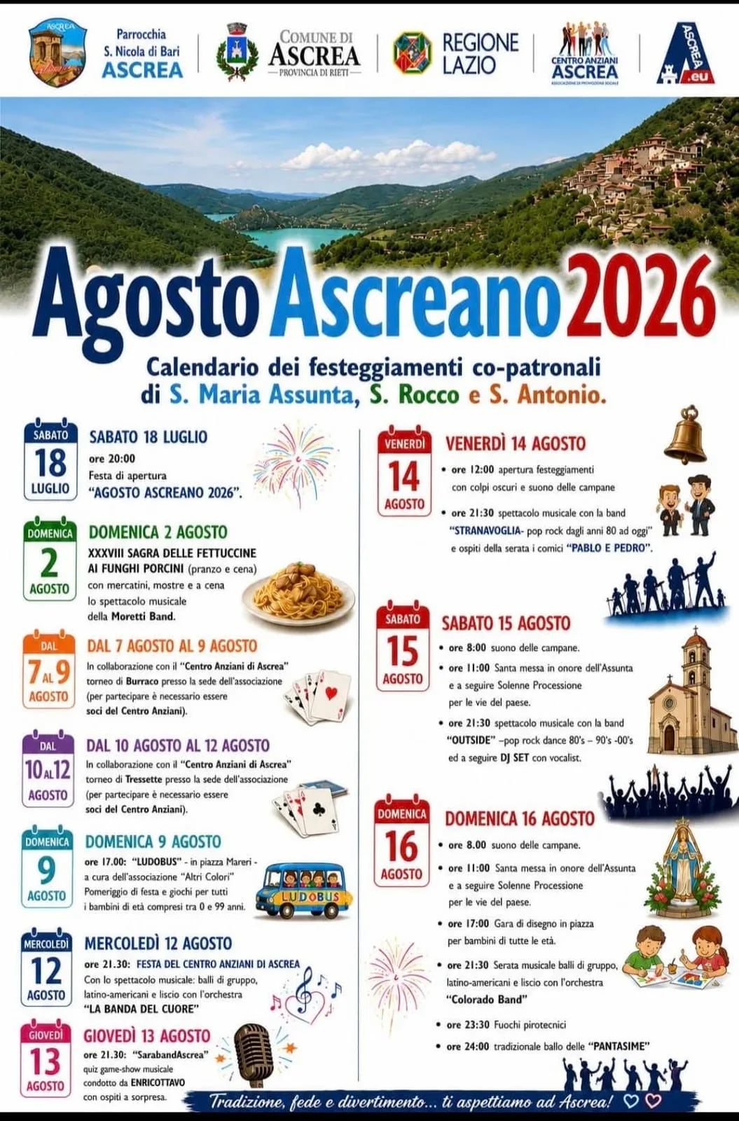 Stranavoglia + Pablo e Pedro — Agosto Ascreano 2026