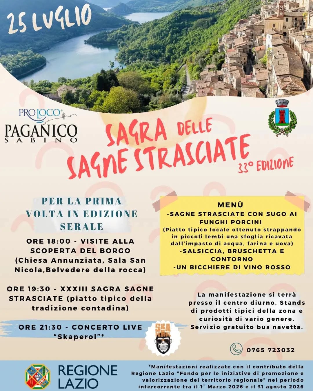 33ª Sagra delle Sagne Strasciate 2026