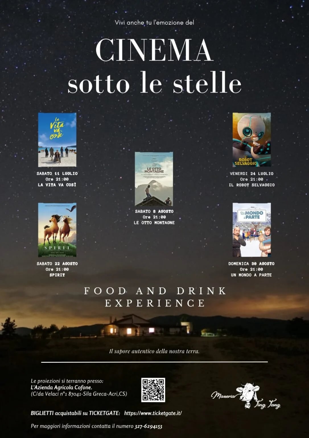 Locandina Cinema sotto le stelle: La vita va così 2027 a Acri (Cosenza)