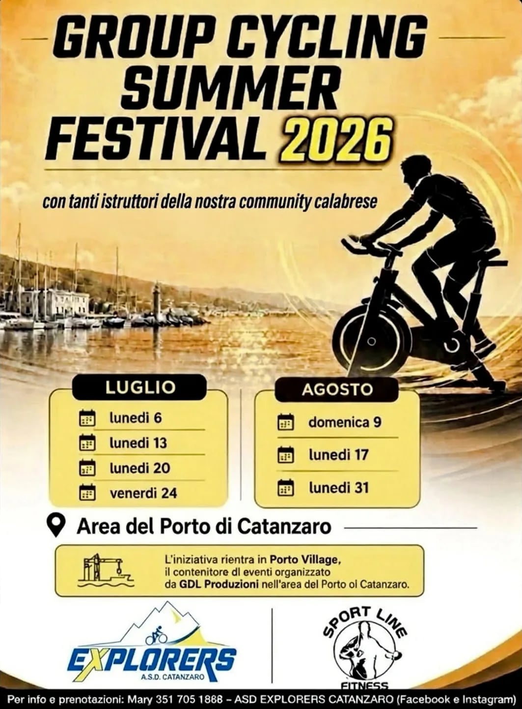 Locandina calendario eventi estate 2026 a Catanzaro (Catanzaro)
