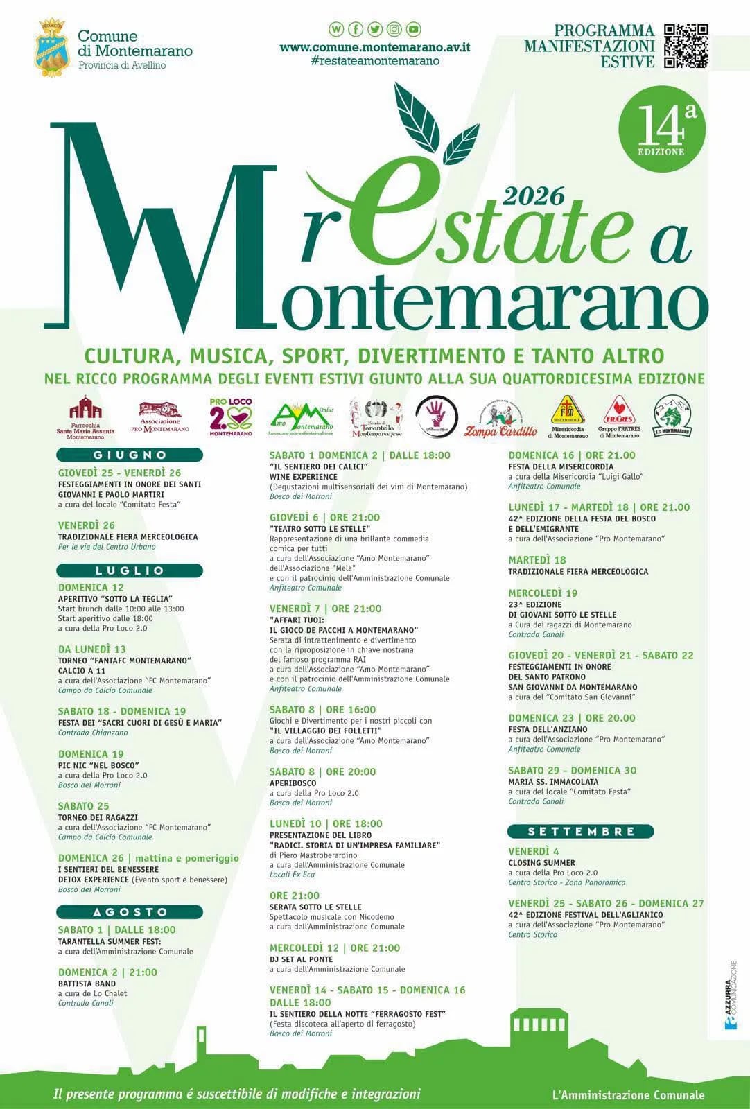 14ª Estate a Montemarano 2026
