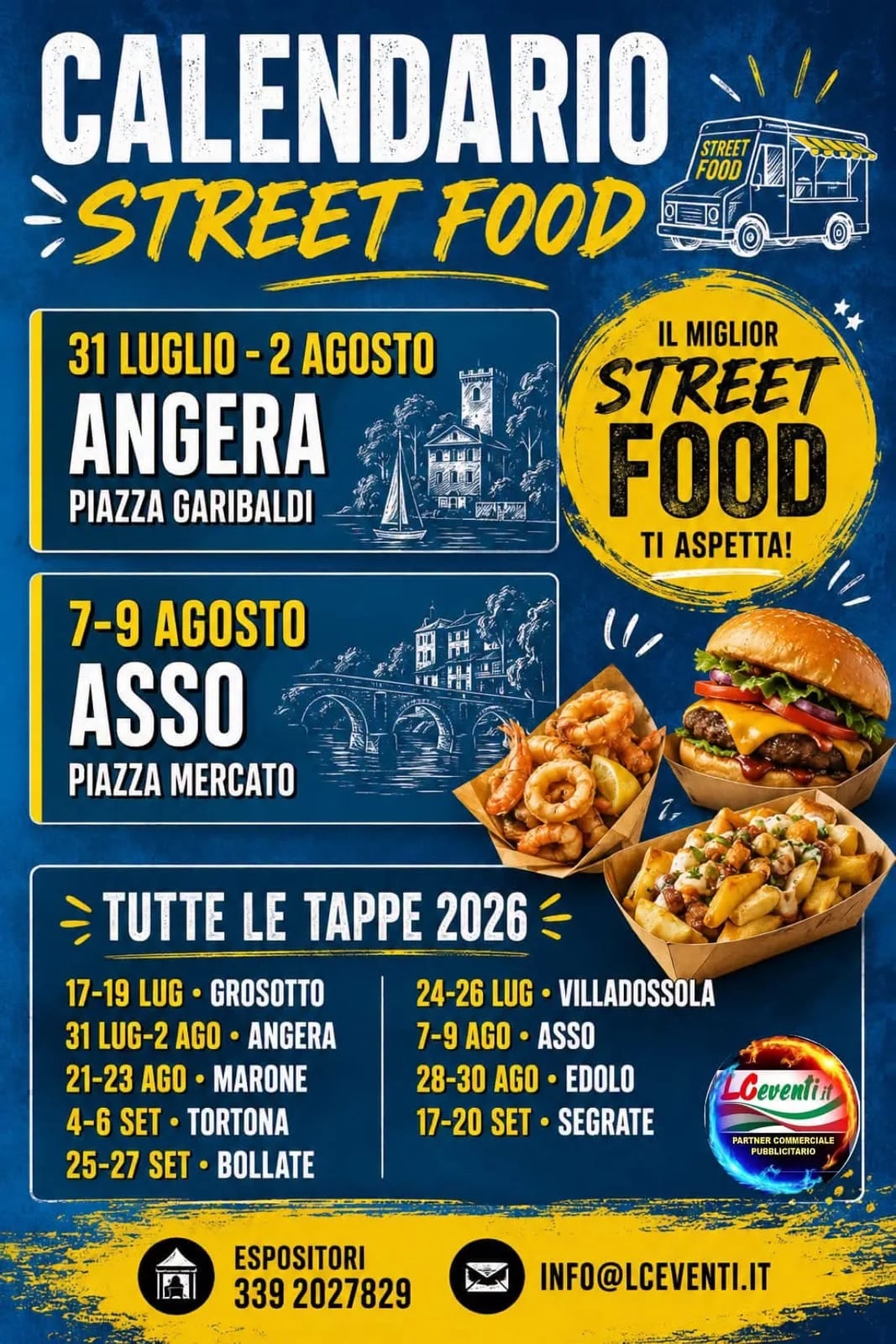 Locandina Street Food Bollate 2026 a Bollate (Milano)