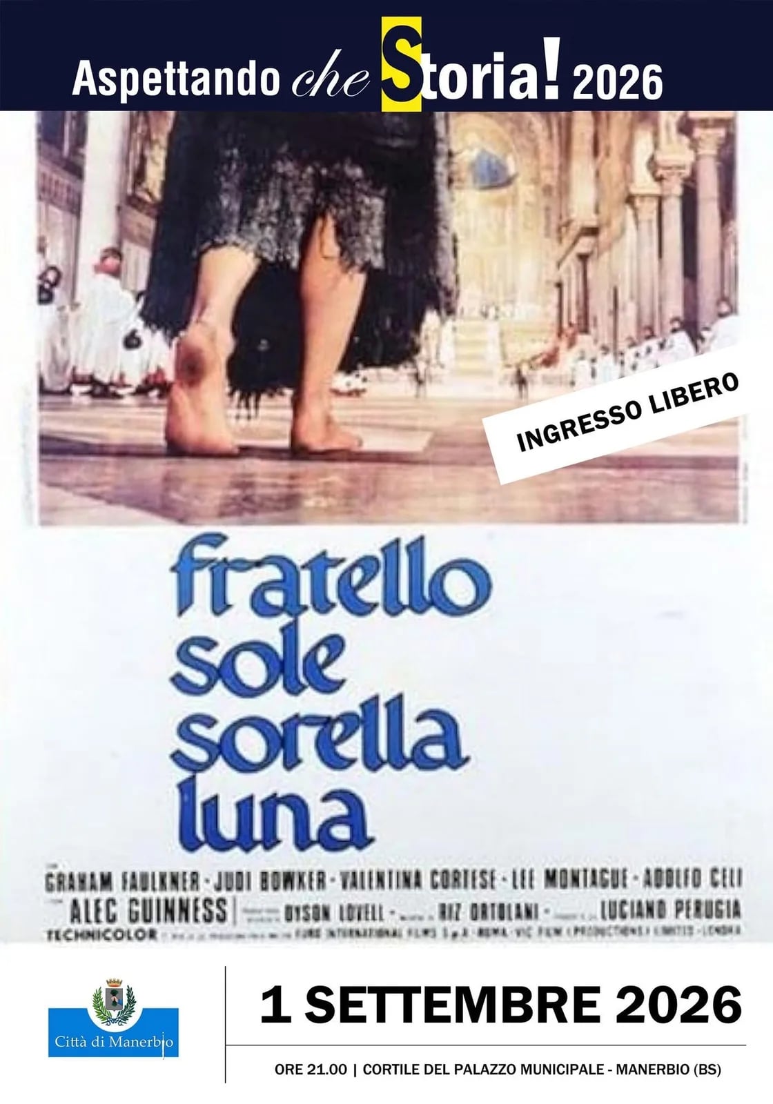 Locandina Aspettando che Storia! 2026 a Manerbio (Brescia)