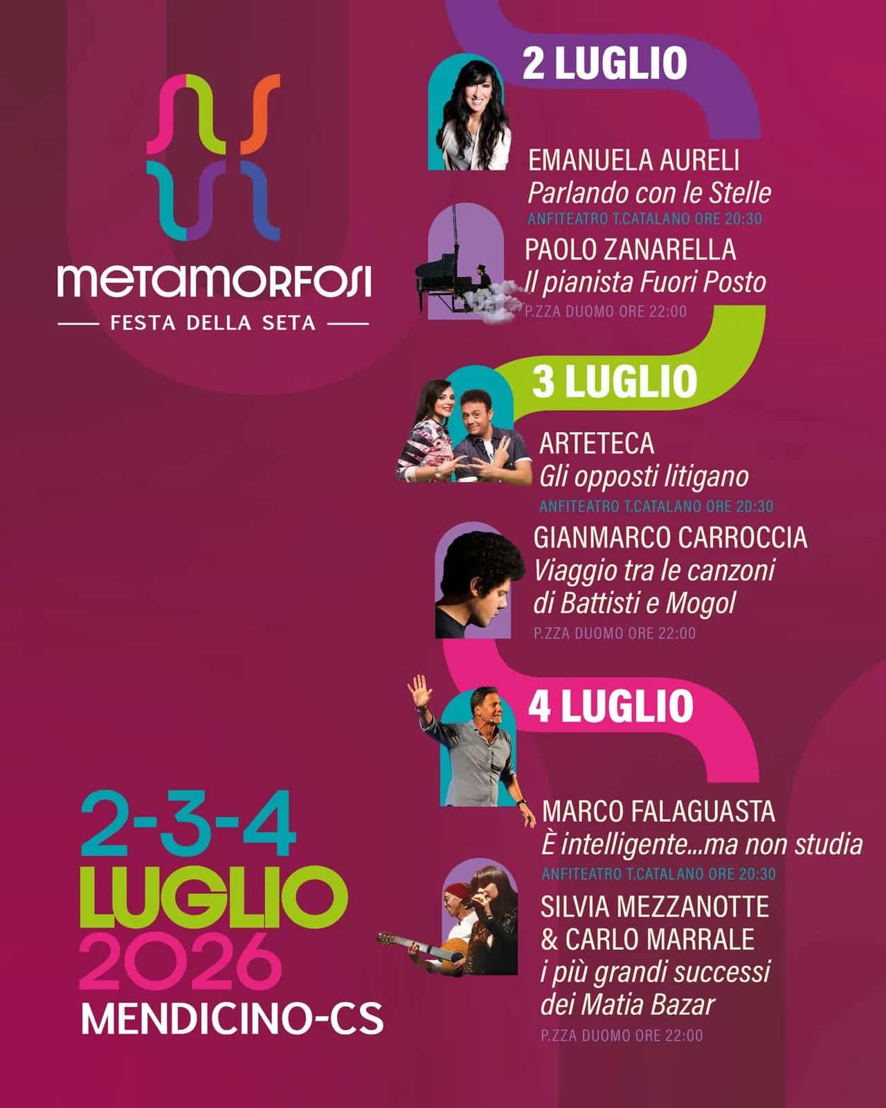 MetamoRFOSI Festa della Seta 2026 - 4 luglio