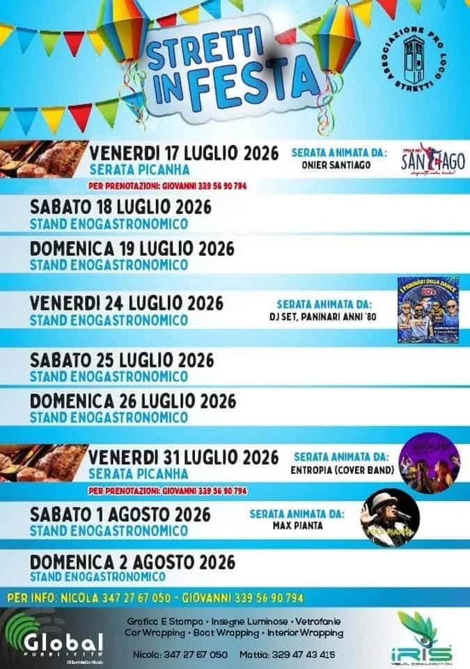 Stretti in Festa — Stand Enogastronomico 2026