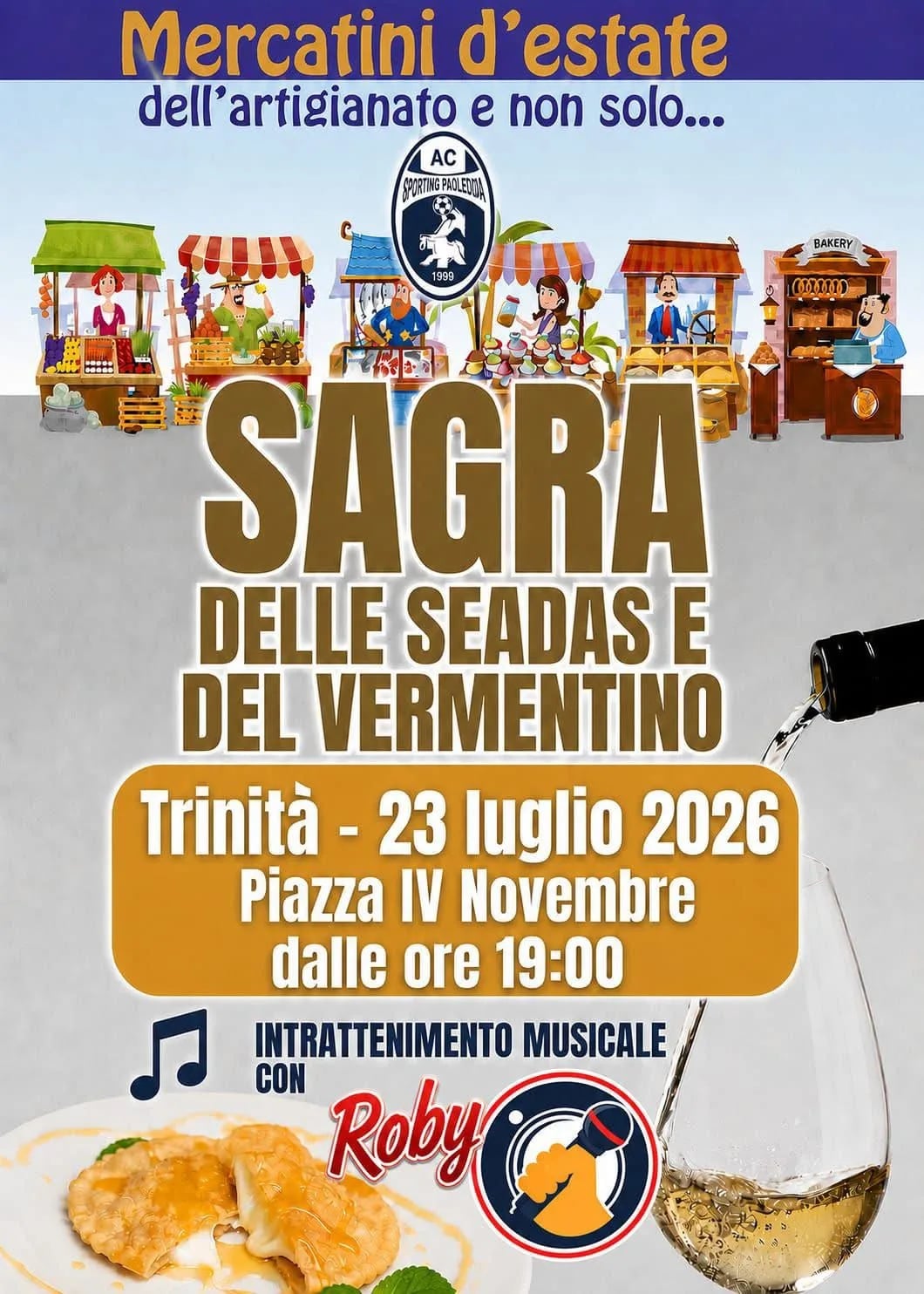 Sagra delle Seadas e del Vermentino 2026