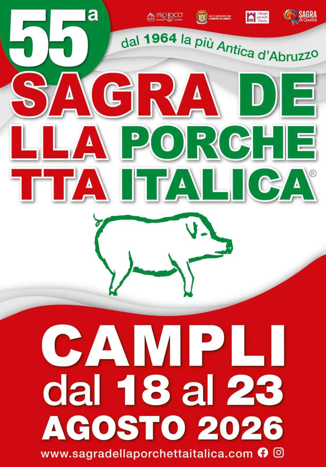 55ª Sagra della Porchetta Italica 2026