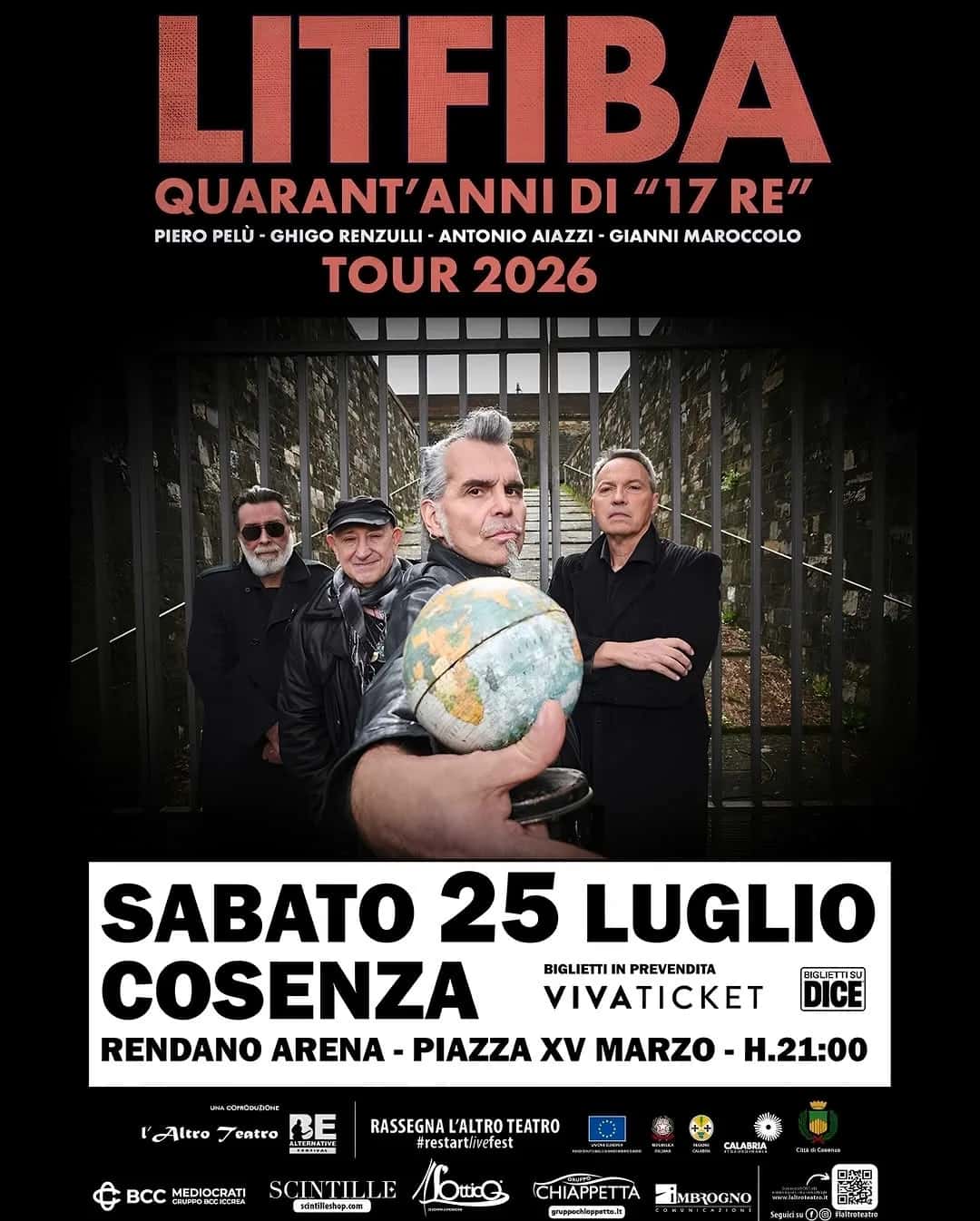 Litfiba - Quarant'anni di '17 Re' 2026