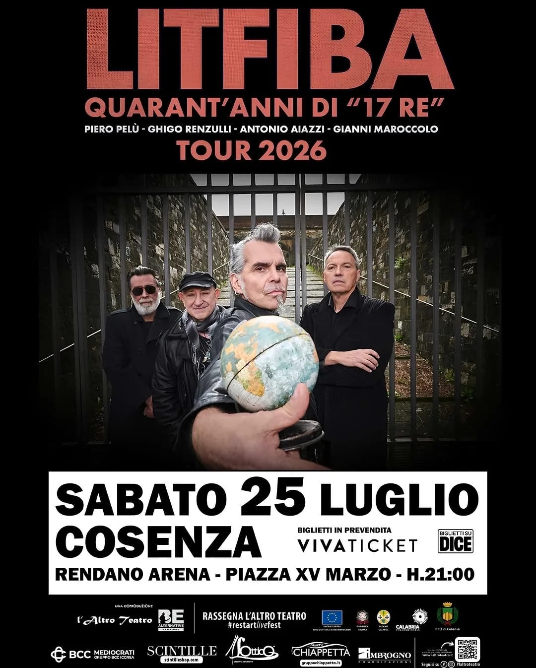 Litfiba - Quarant'anni di '17 Re' 2026