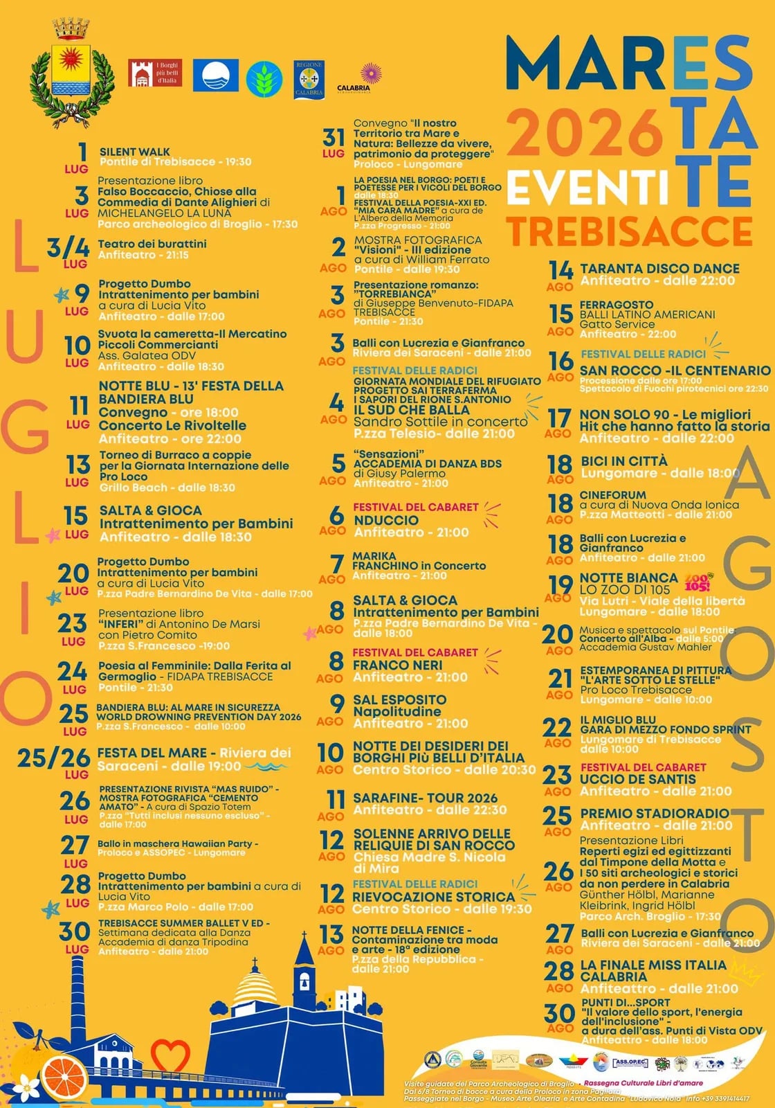 Locandina FESTIVAL DELLE RADICI Trebisacce 2026 a Trebisacce (Cosenza)