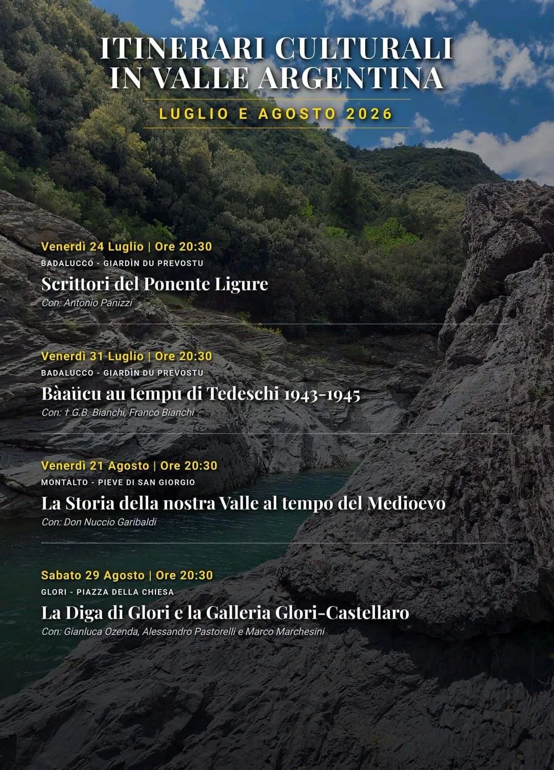 La Storia della nostra Valle nel Medioevo — Itinerari 2026