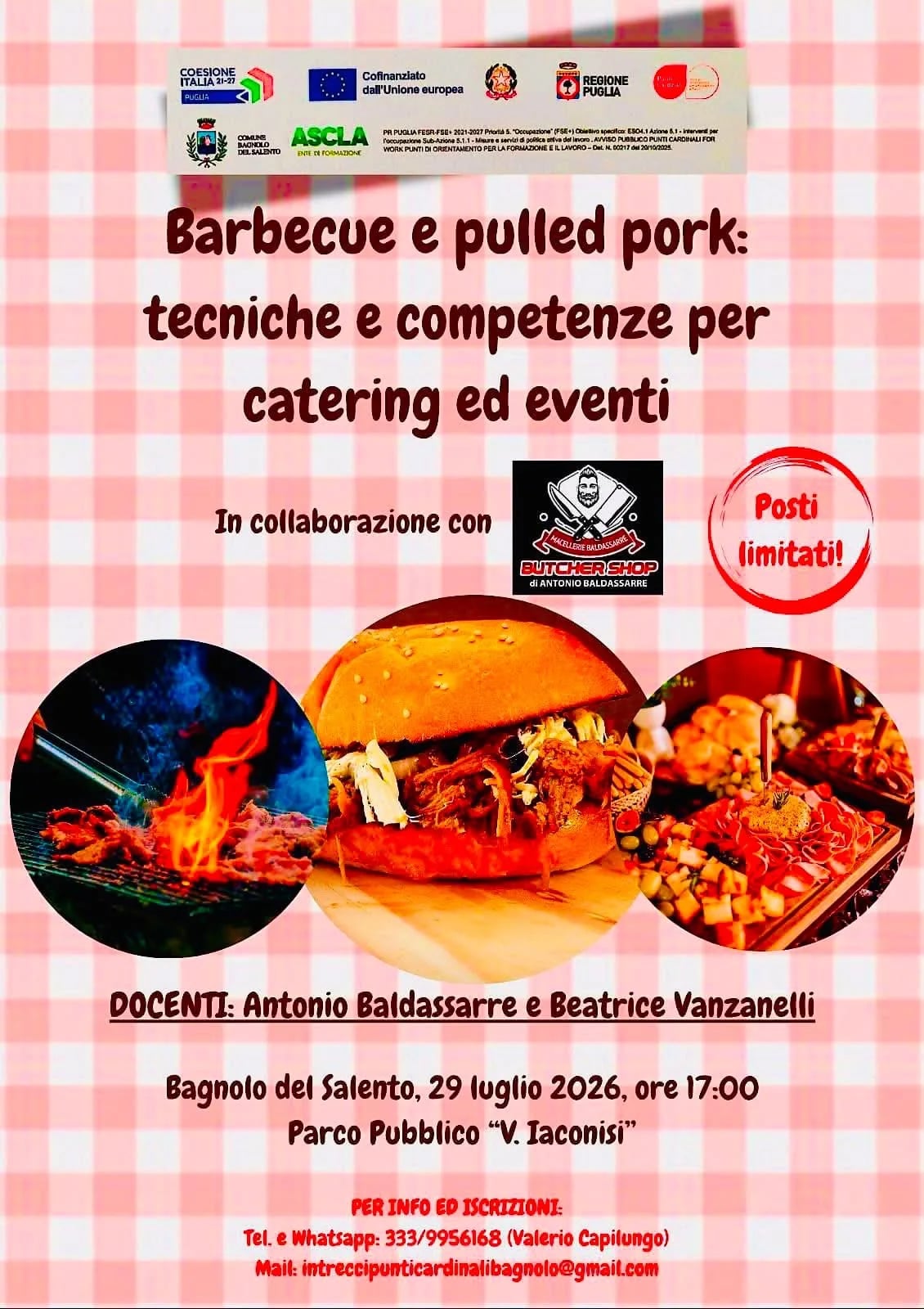 Barbecue e pulled pork: tecniche e competenze per catering e