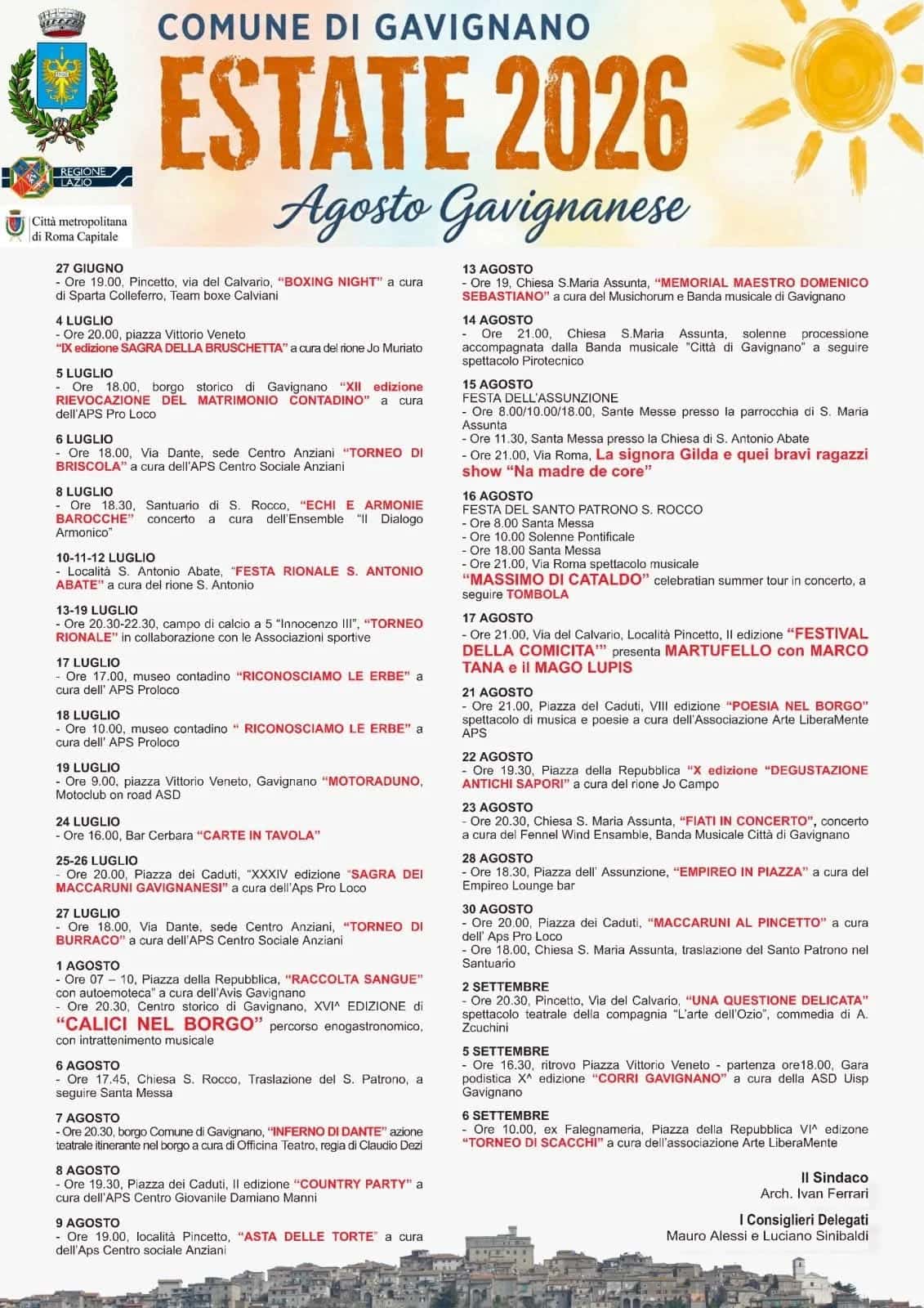 Festa di S. Rocco 2026
