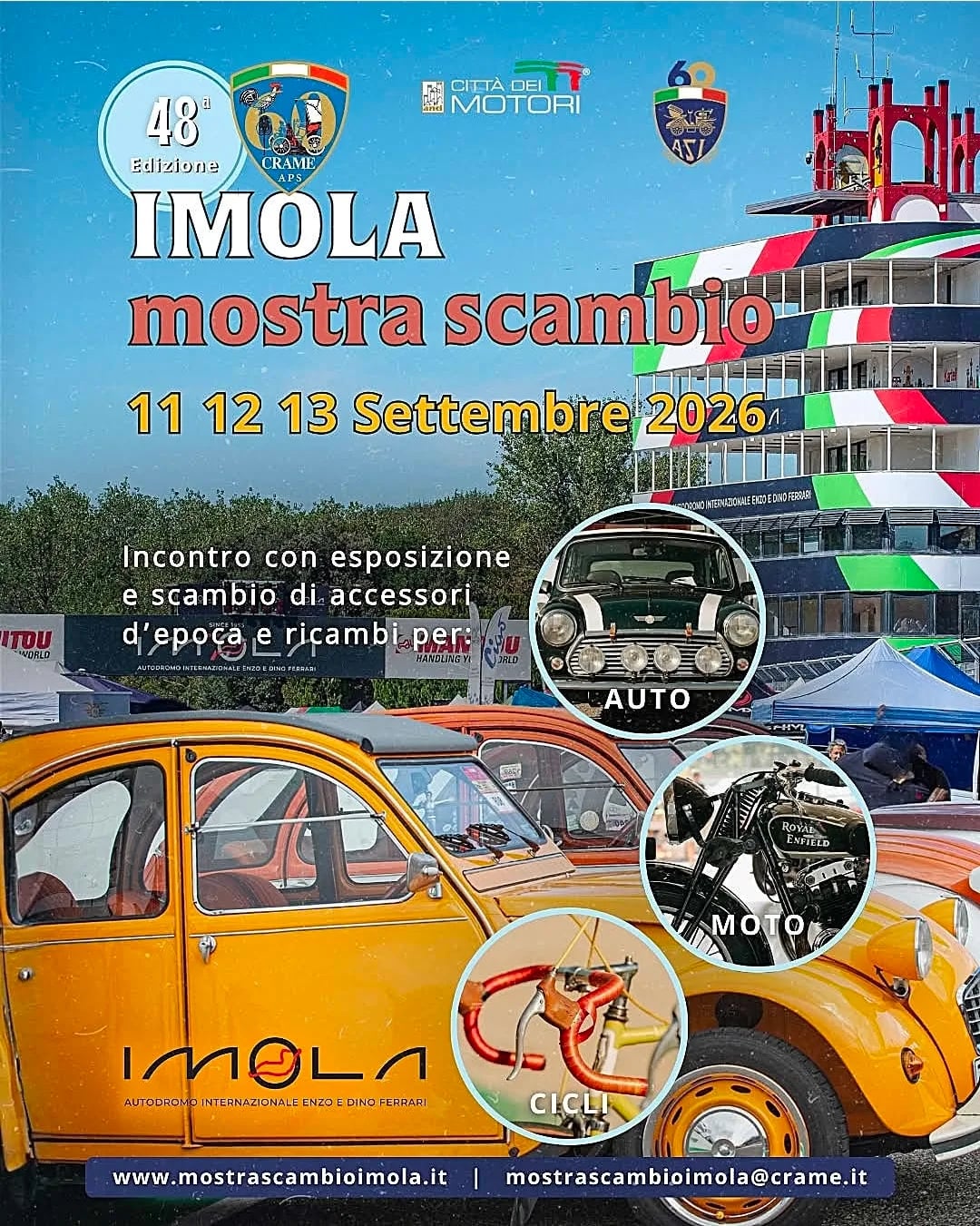 Locandina 48ª Mostra Scambio Imola 2026 a Imola (Bologna)