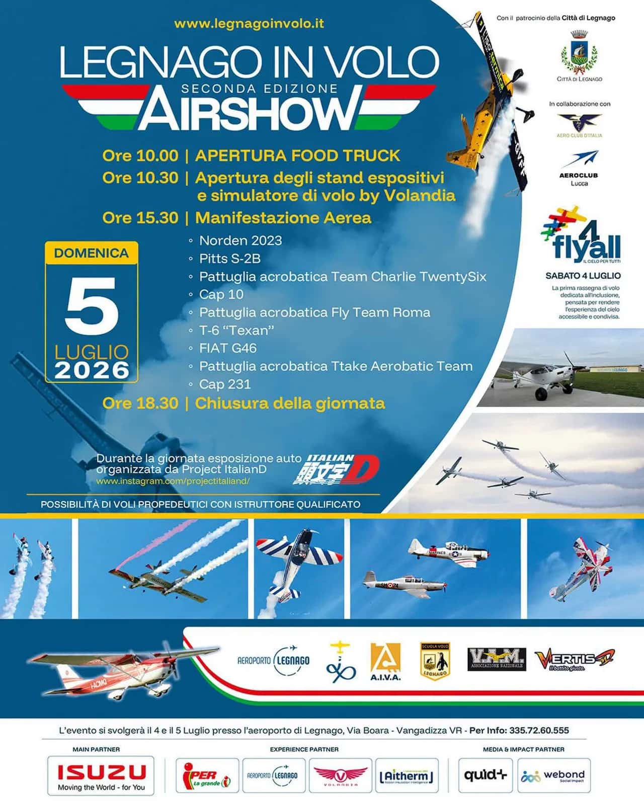 Legnago in Volo Airshow — 2ª ed. 2026
