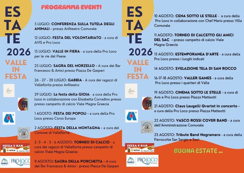 Locandina Svelazione Tela di San Rocco 2026 a Vallefiorita (Catanzaro)