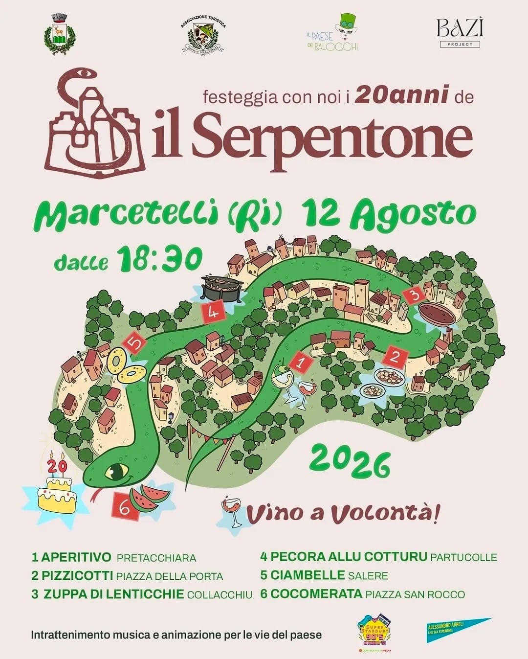20ª Edizione il Serpentone 2026