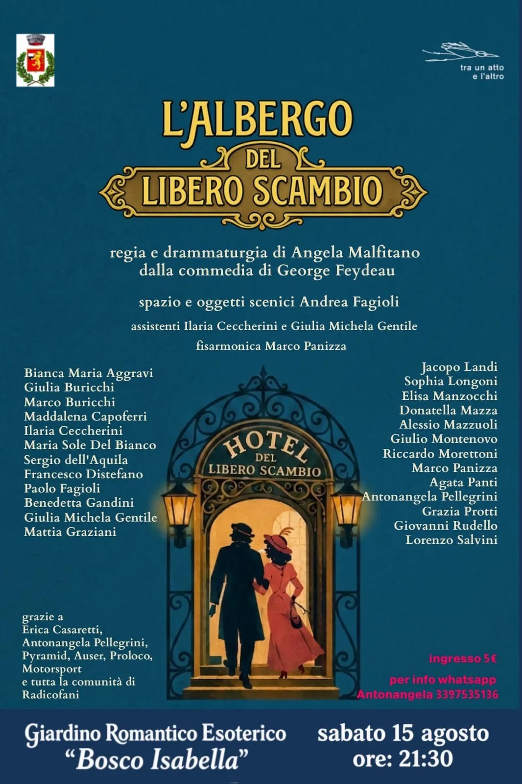 Locandina L'Albergo del Libero Scambio 2026 a Radicofani (Siena)