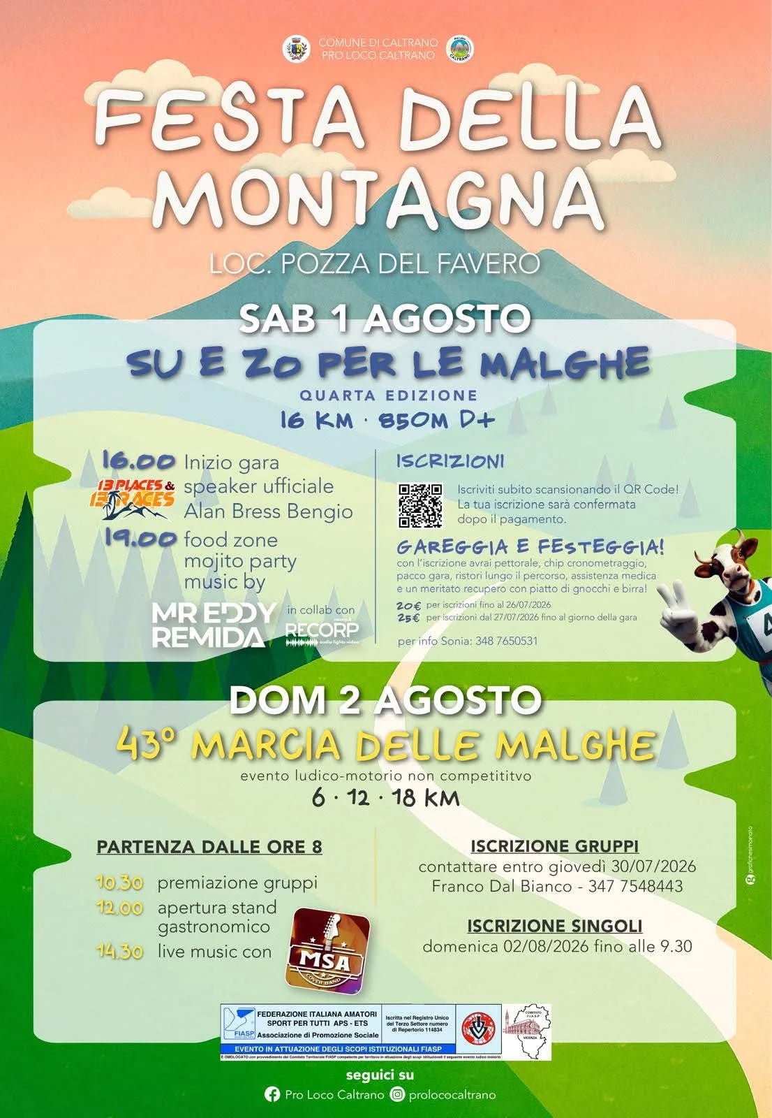 Su e Zo per le Malghe — 4ª Ed. 2026
