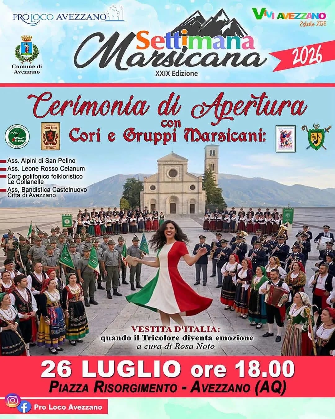 Settimana Marsicana 2026 - Cerimonia di Apertura