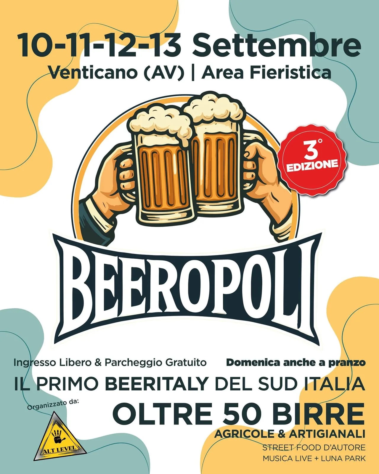 Locandina 3ª Edizione Beeropoli 2026 a Venticano (Avellino)