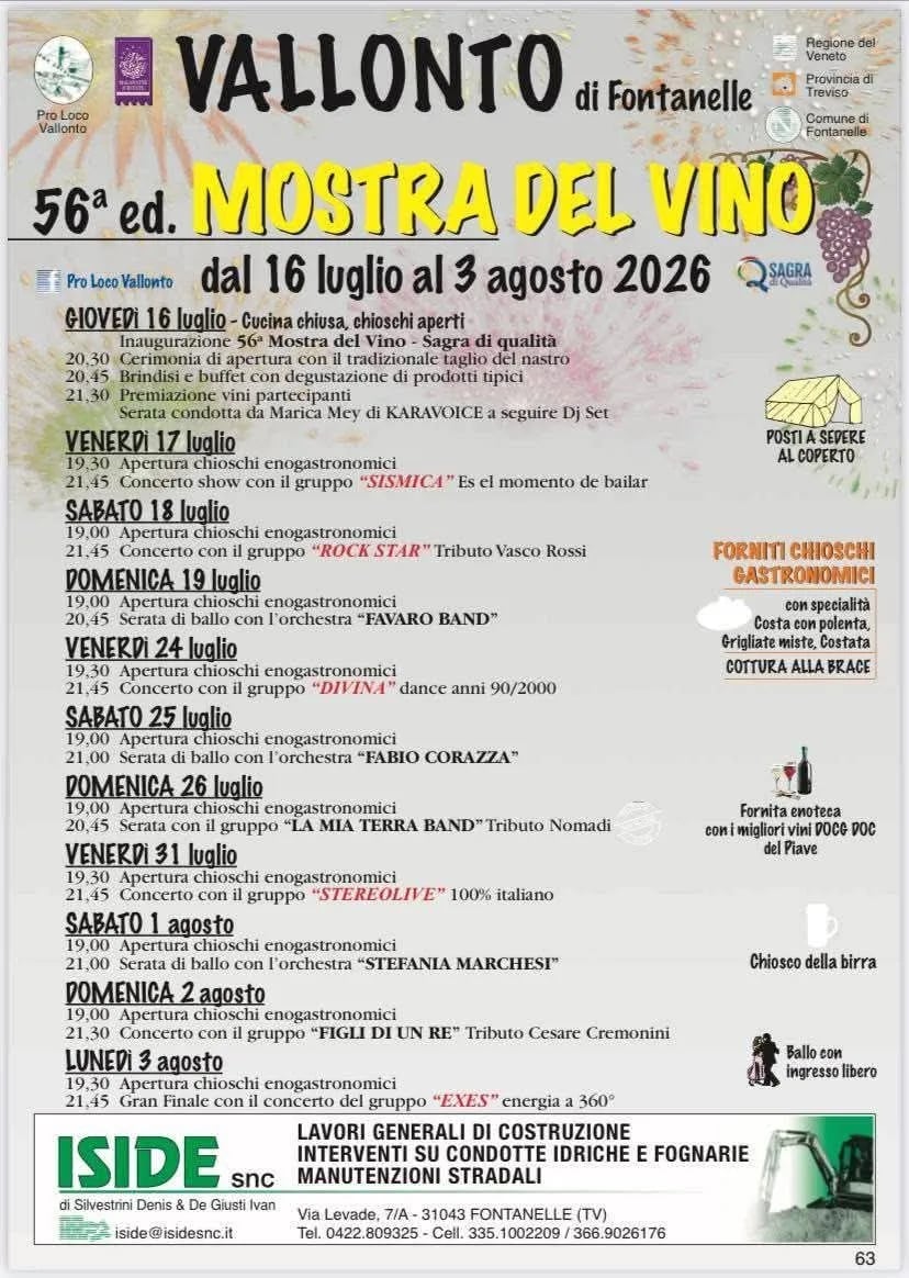 56ª Mostra del Vino 2026 — Vallonto