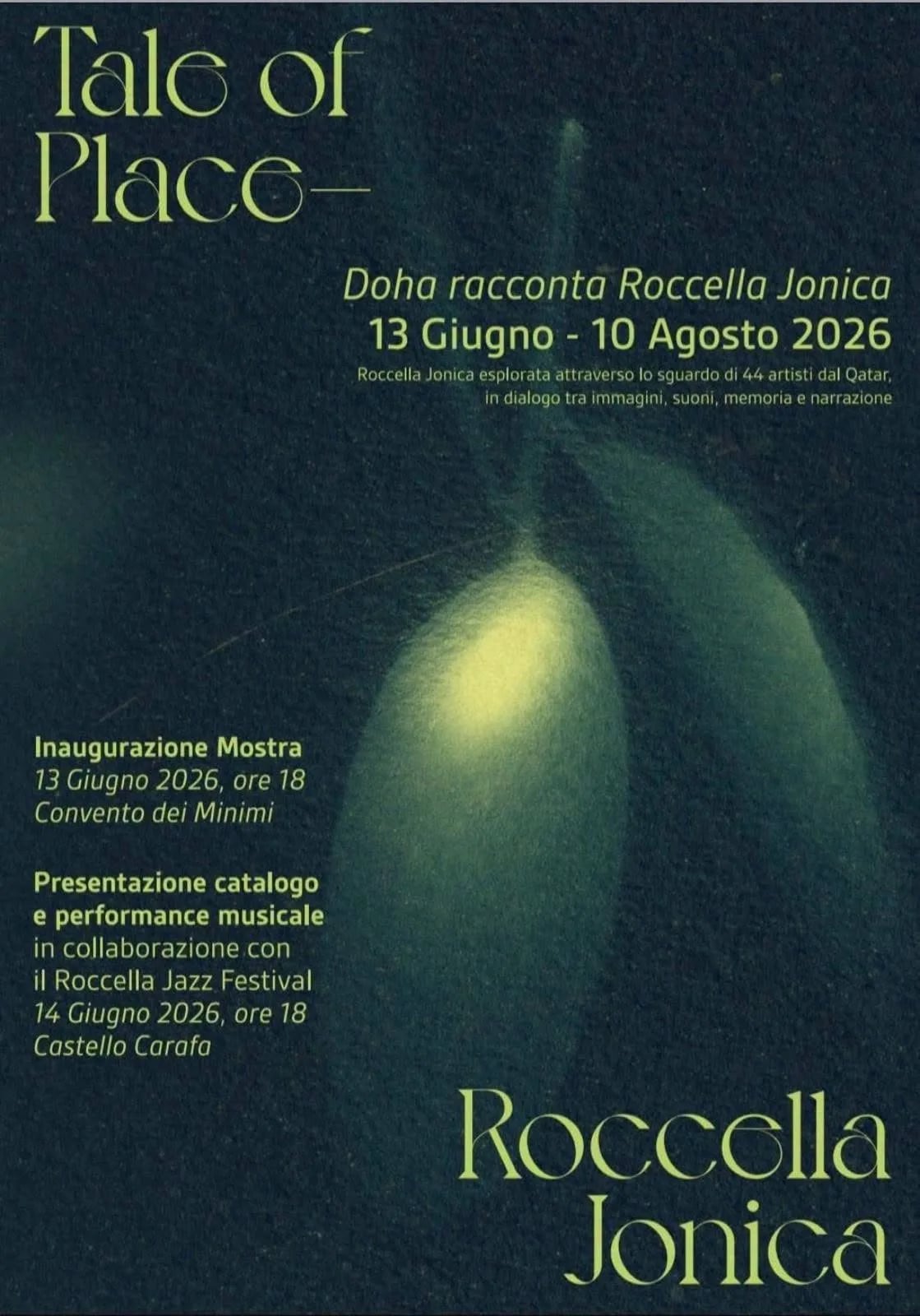 Locandina calendario eventi giugno 2026 a Roccella Jonica (Reggio Calabria)