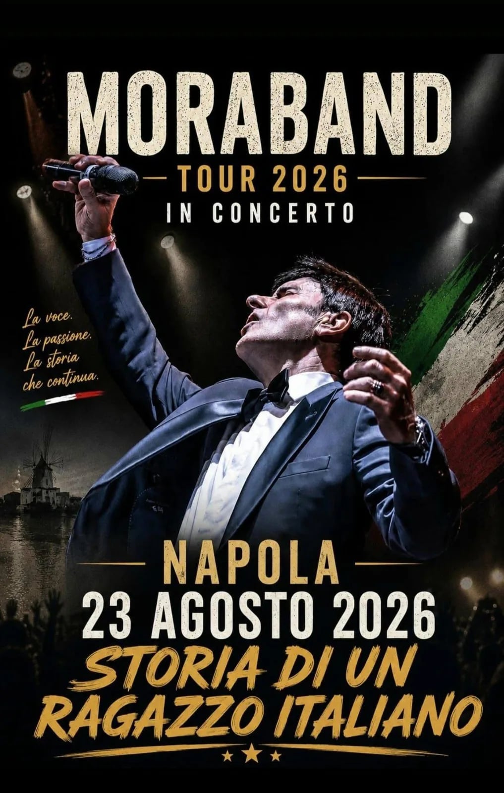 Locandina Moraband Tour 2026 in Concerto a Napola a Napoli (Napoli)