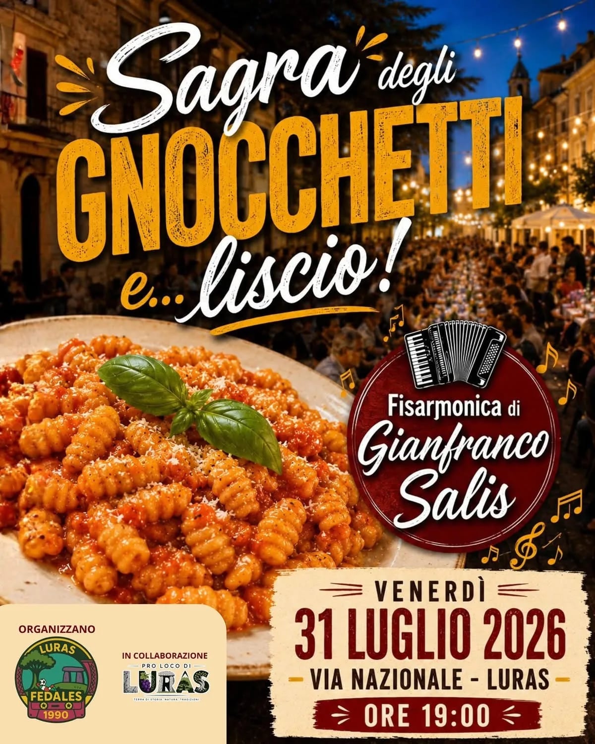 Sagra degli Gnocchetti e... liscio! 2026
