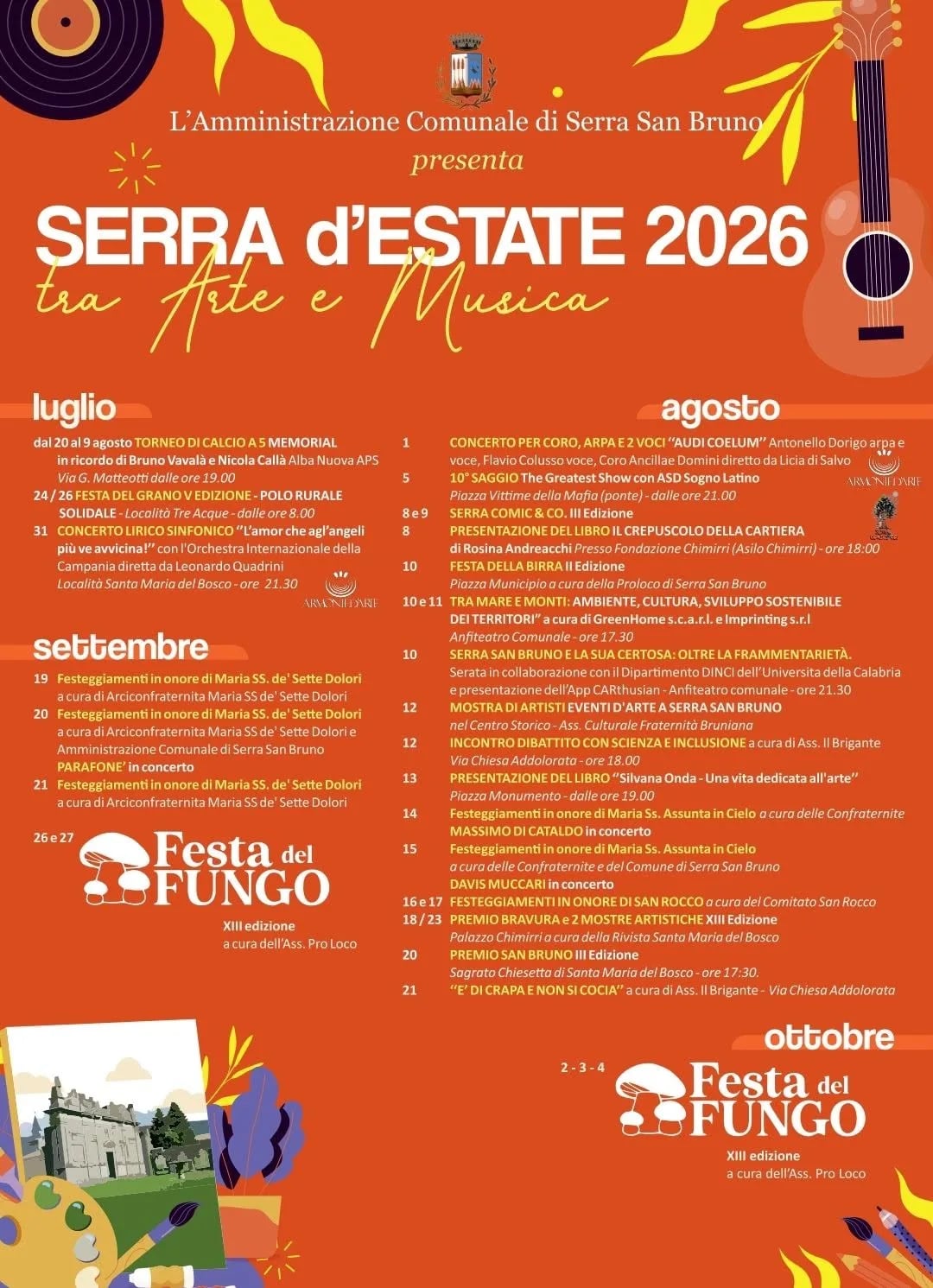 Locandina Presentazione libro "Silvana Onda" 2026 a Serra San Bruno (Vibo valentia)