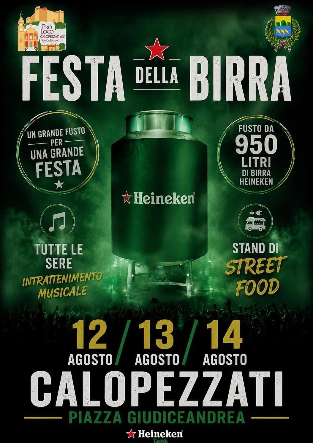 Locandina Festa della Birra 2026 a Calopezzati (Cosenza)