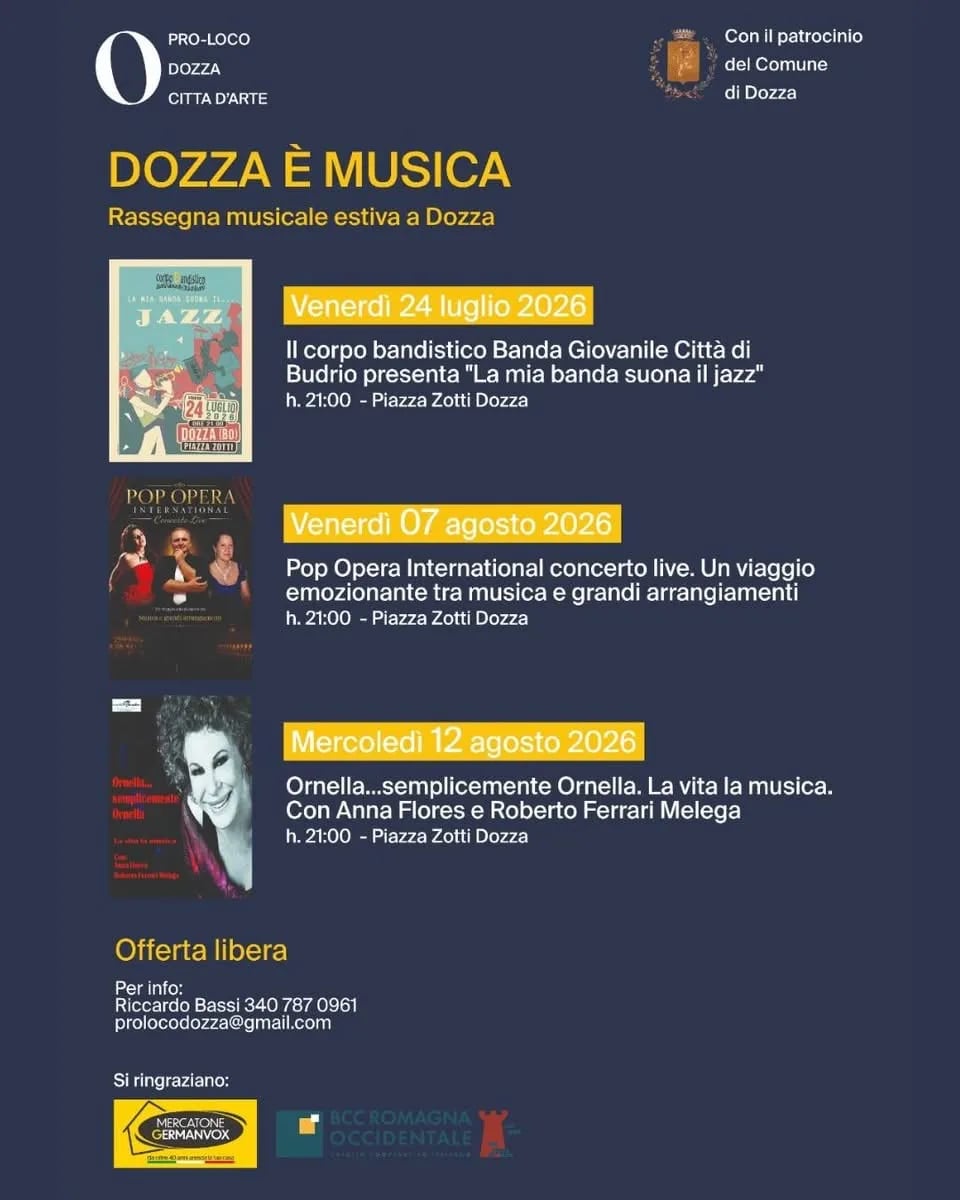 Ornella... semplicemente Ornella — Dozza è Musica 2026