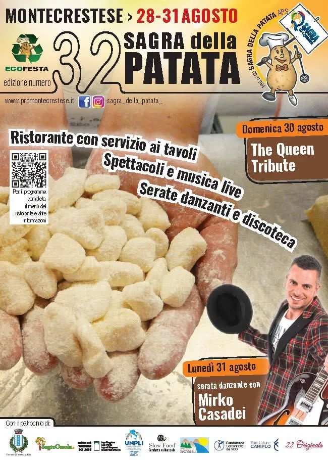 Locandina The Queen Tribute — Sagra della Patata 2026 a Montecrestese (Verbano-cusio-ossola)