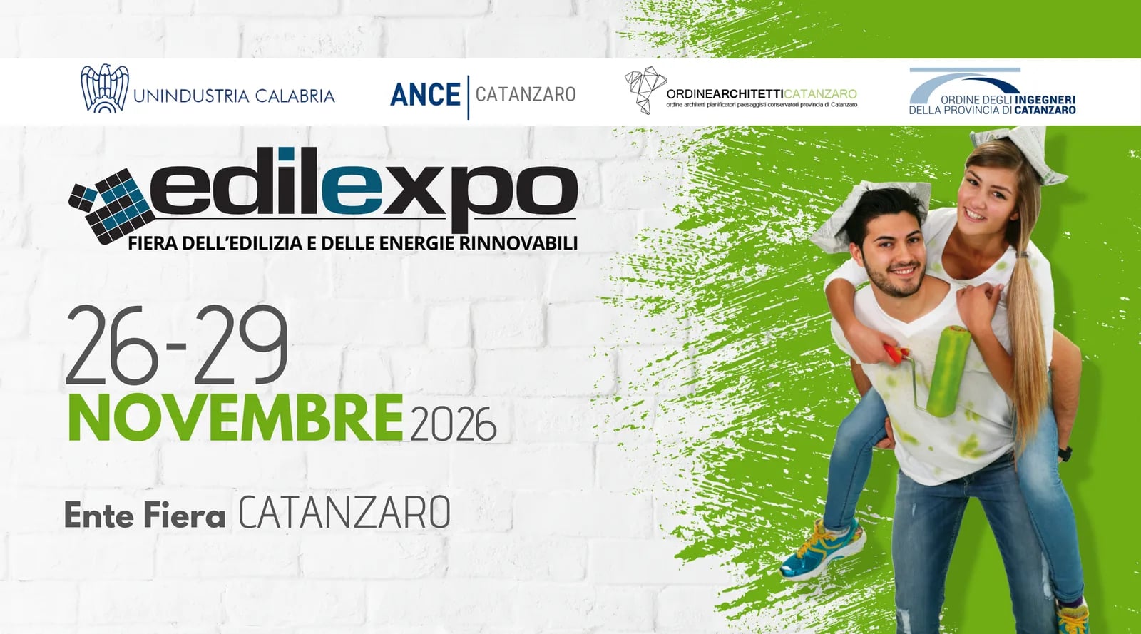 Locandina Edilexpo 2026 - Fiera dell'Edilizia e delle Energie Rinnovab a Catanzaro (Catanzaro)