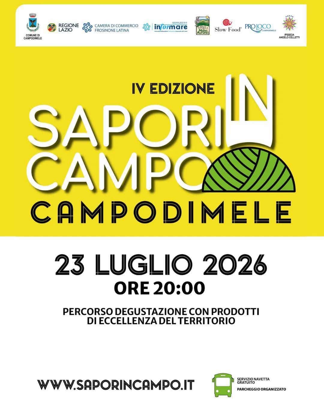IV Edizione Sapori in Campo 2026 Campodimele