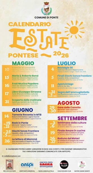 Estate Pontese 2026 — Raduno dei Motori