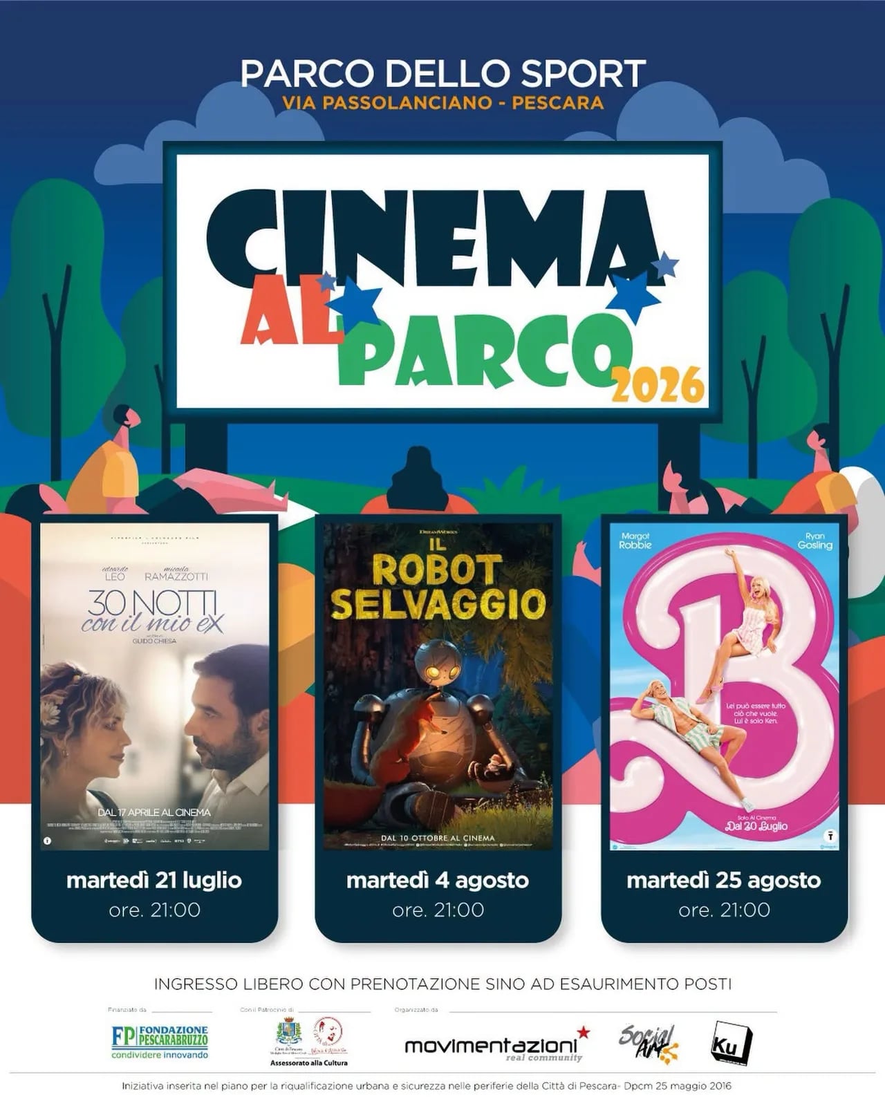 Cinema al Parco 2026 — Il Robot Selvaggio
