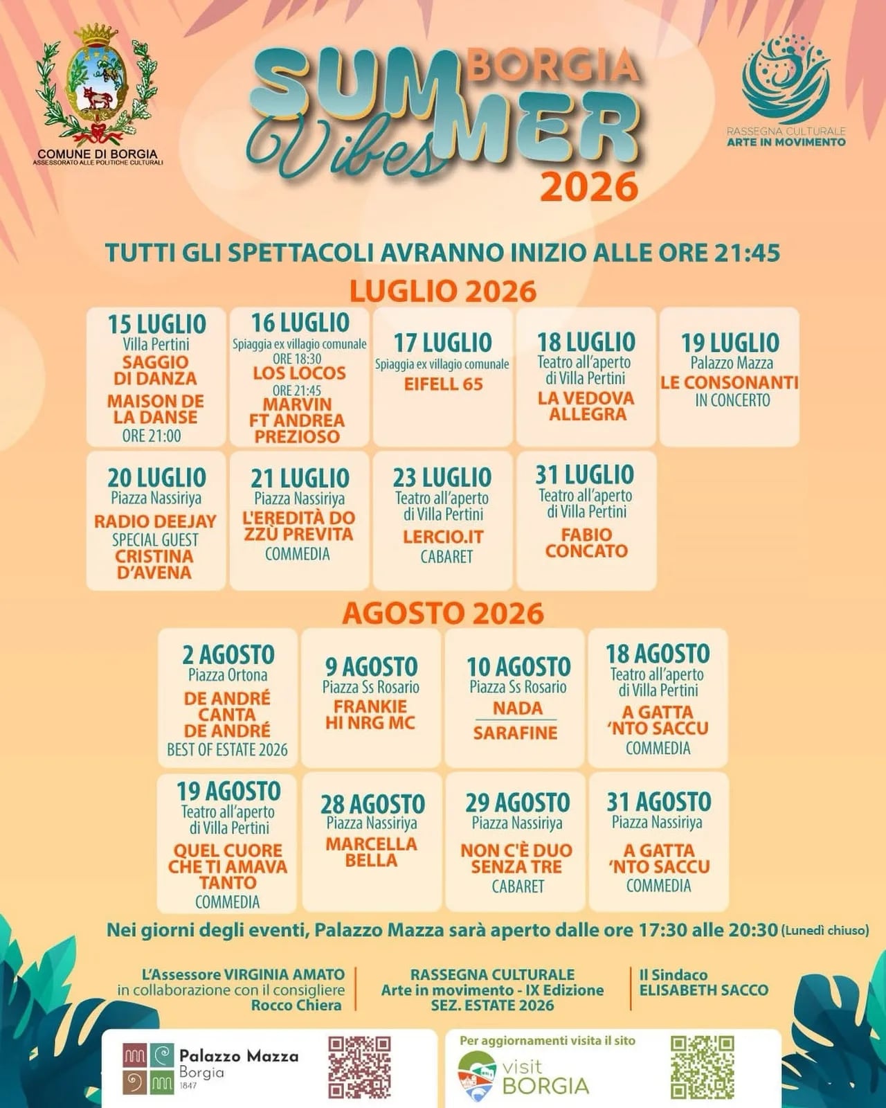 Locandina Non c'è duo senza tre — Sum Vibes Borgia 2026 a Borgia (Catanzaro)
