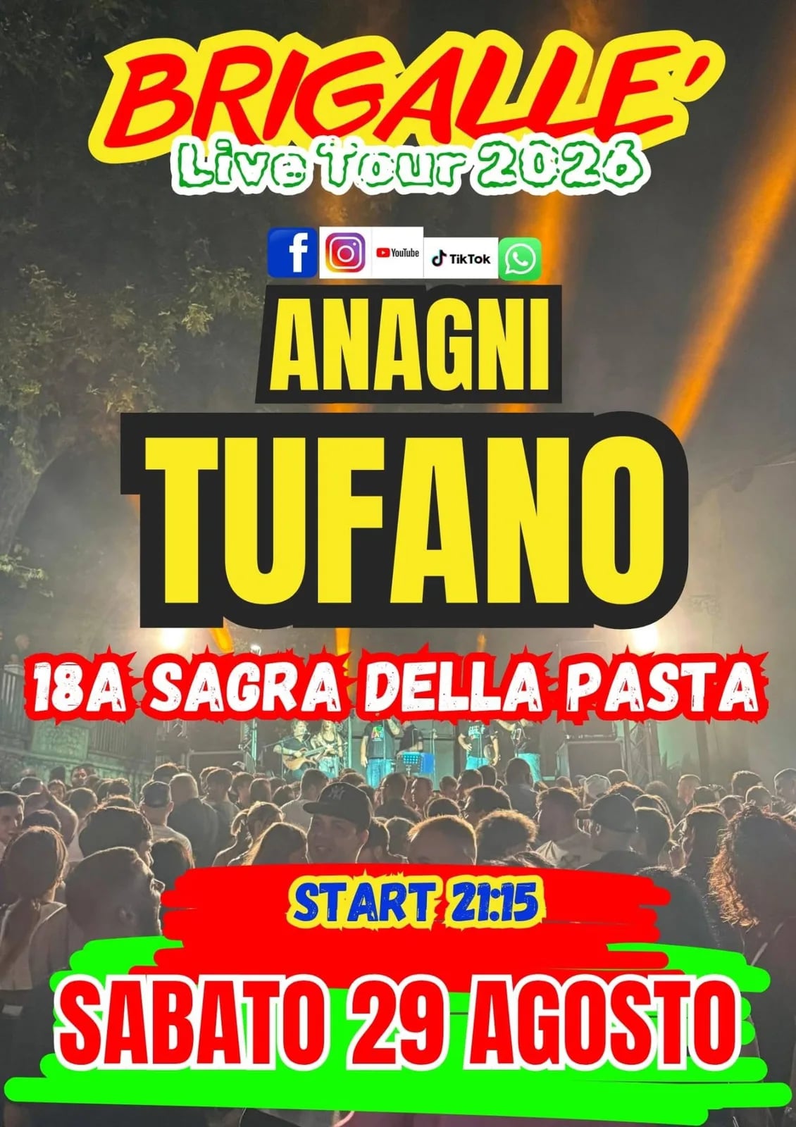 Locandina 18ª Sagra della Pasta 2026 a Anagni (Frosinone)