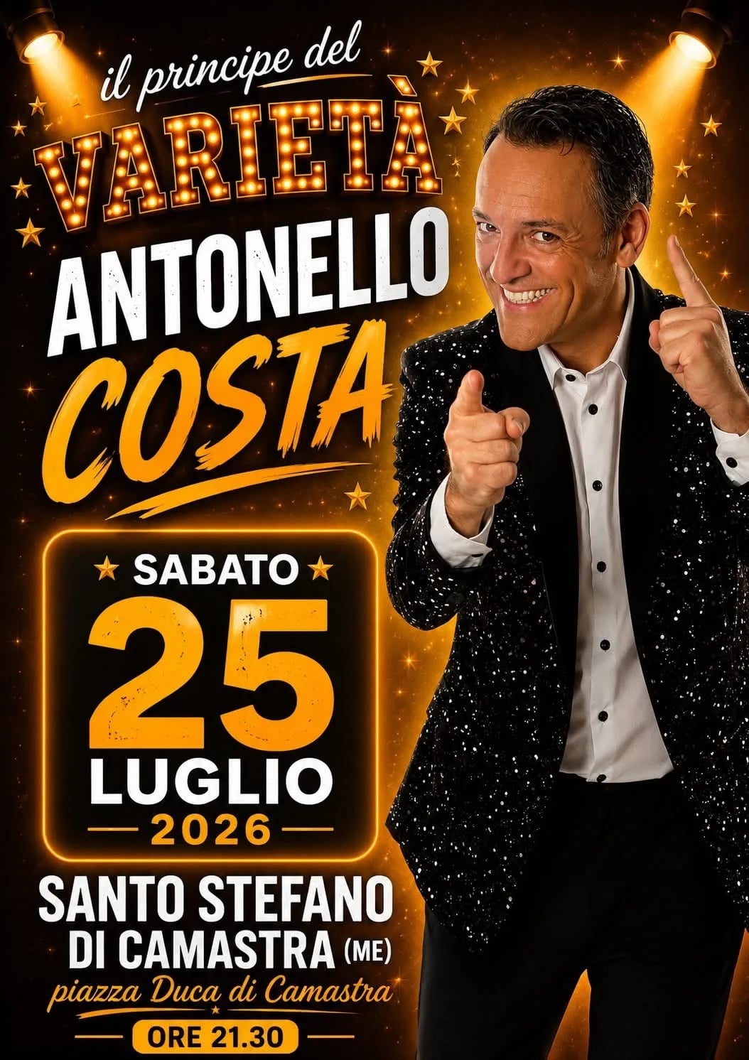 Il principe del Varietà Antonello Costa 2026