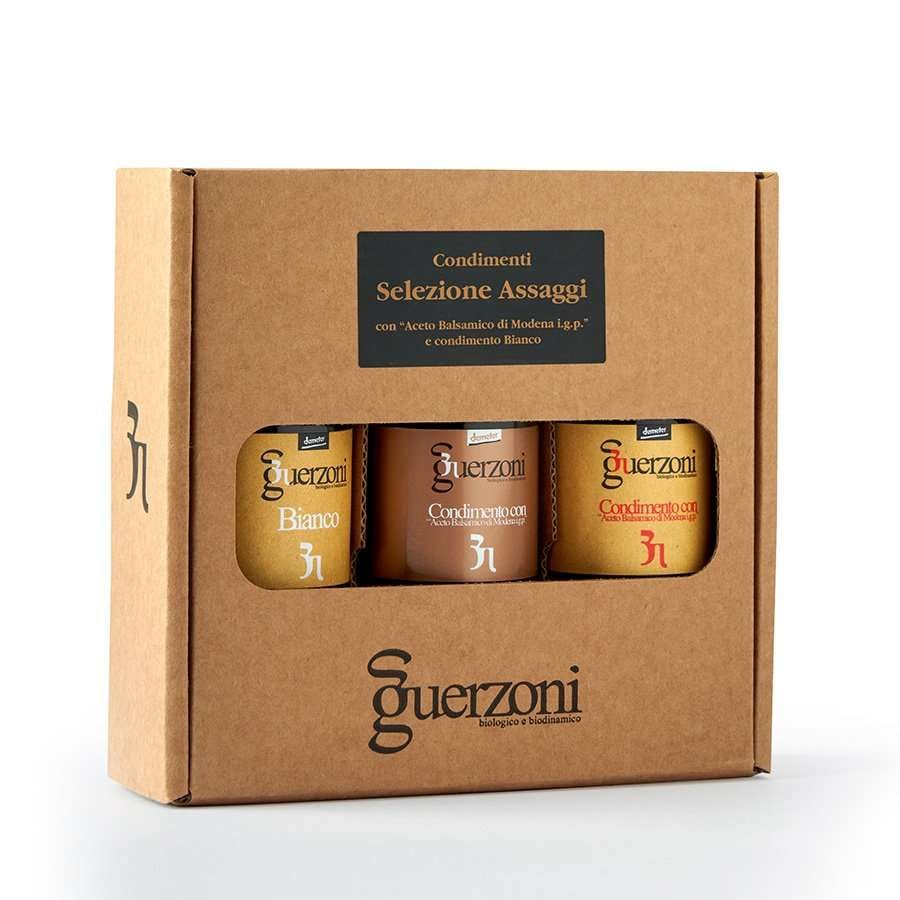 Selezione Assaggio con Aceto Balsamico di Modena igp e Condimento Bianco