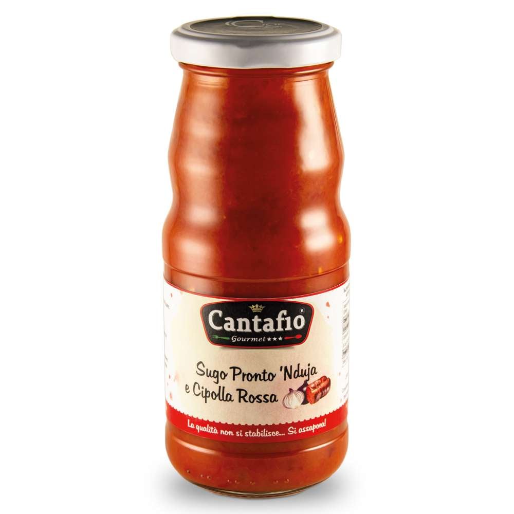 Sugo pronto con ‘Nduja e Cipolla Rossa - 340g.