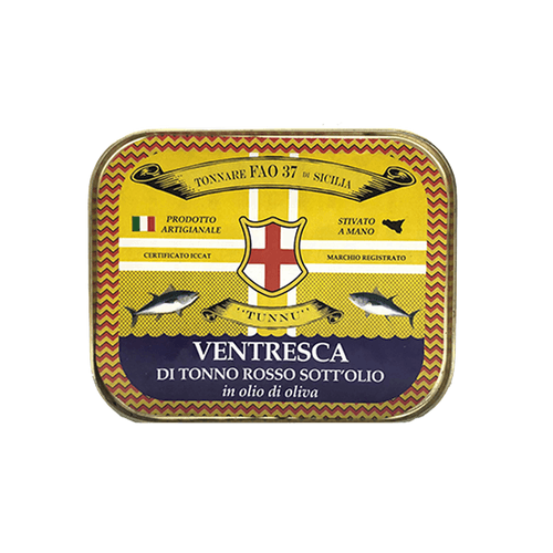 Ventresca di Tonno Rosso sott’olio in olio di oliva 330g