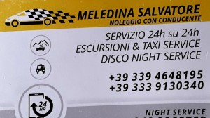 Taxi Noleggio con conducente Meledina