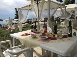 Chalet Ristorante Bar + di 40 tavoli all'aperto, di fronte al Lago