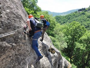 La Via Ferrata e il Ponte Nepalese